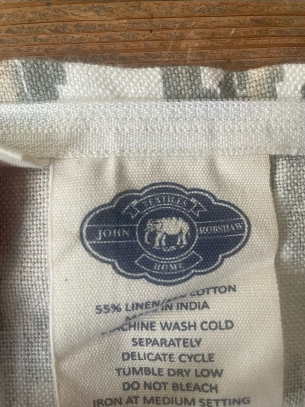 John Robshaw Ikat Print Euro Pillow cover. Never been used
